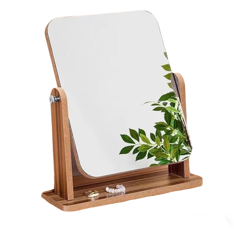 ����ins�绯ױ��̨ʽ����ѧ������ľ����ױ������С������ת�� ���  24.4*19cm 1�� 13.9Ԫ
