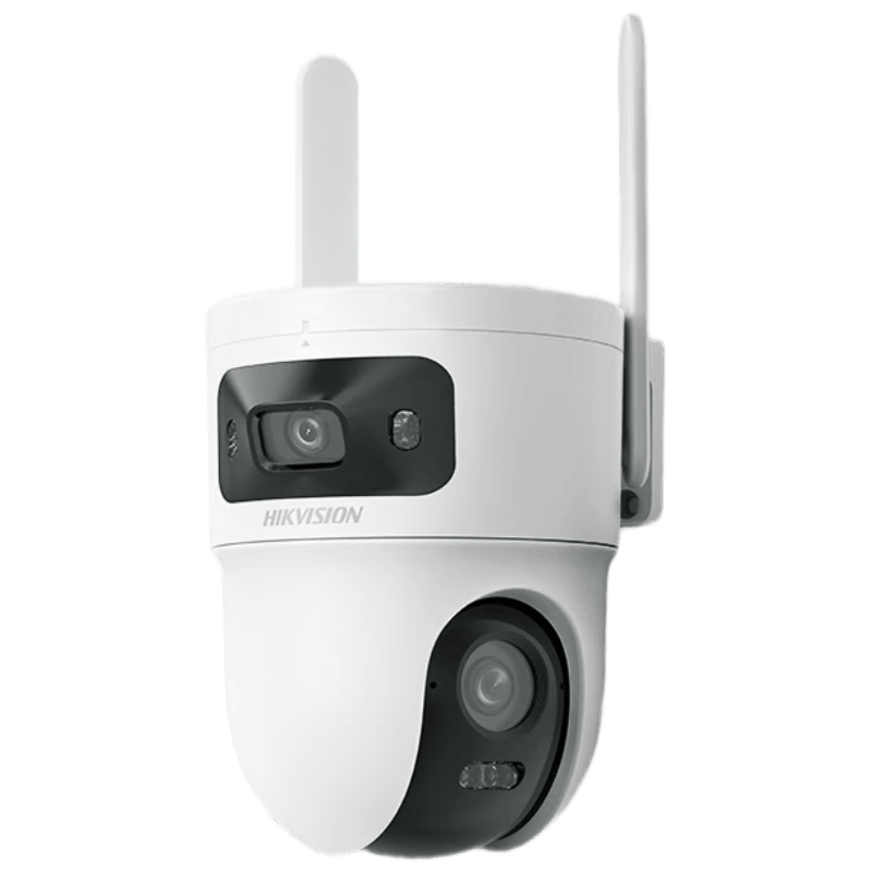 HIKVISION海康威视4G终身免流量室外摄像机监控 500万双摄超清全彩夜视 AI人形车辆侦测防尘防水摄像头