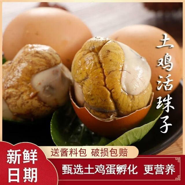 舌小悠【红壳大个】十三天新鲜活珠子鸡胚蛋五香味香辣味开袋即食正宗 经典五香味 50g*10枚