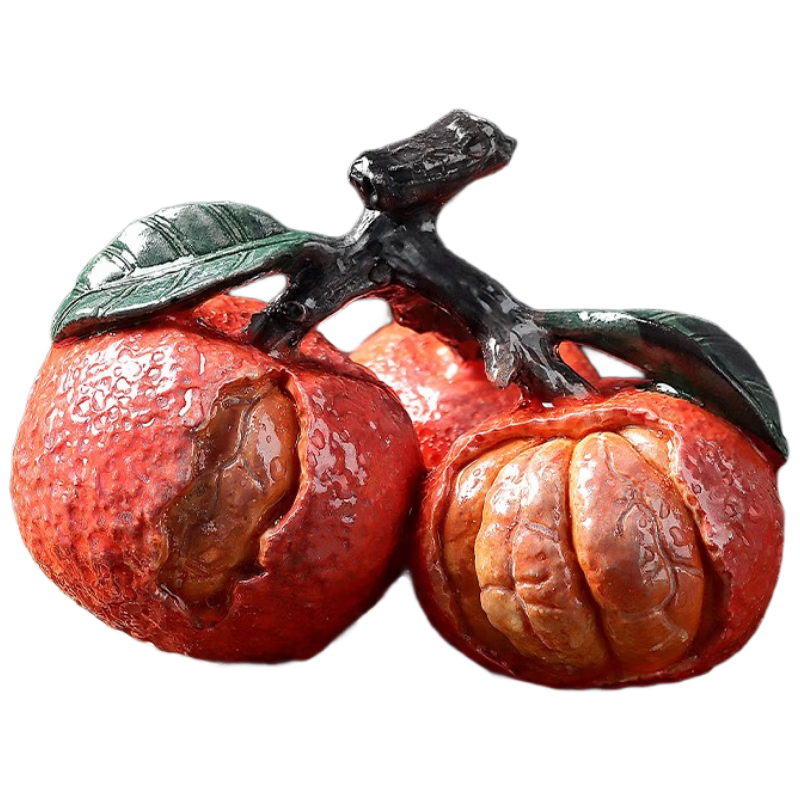 拜杰茶宠摆件变色茶宠可养创意摆件茶道茶宠物茶具配件 杨梅茶宠