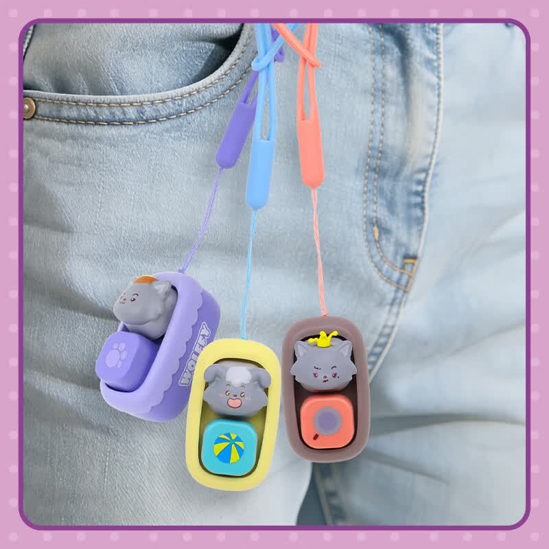 洛克星球喜羊羊与灰太狼创意解压键帽盲盒键盘周边小挂件六一儿童节礼物61 端盒【8盒不重复】-概率隐藏