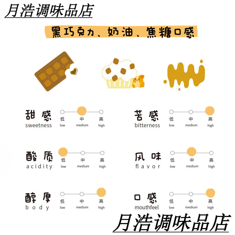 维霆littlemango小芒狗拼配黑巧美式拿铁深度烘培新鲜商用意式咖啡豆 454g x 咖啡豆(不磨粉) 深度烘焙(热)