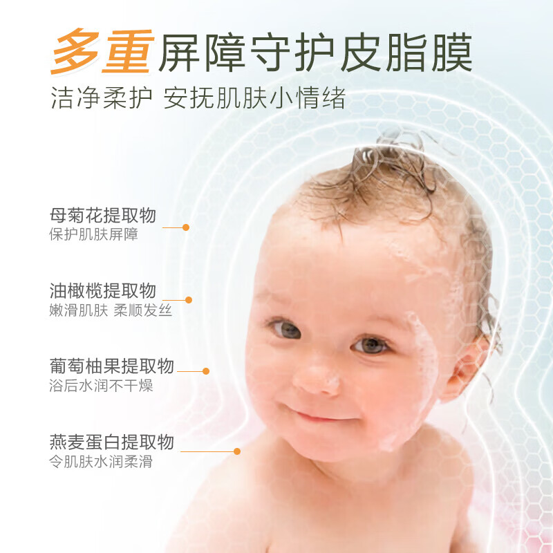 小浣熊【甄选百货】 沐浴露洗发水洗护二合一 300ml