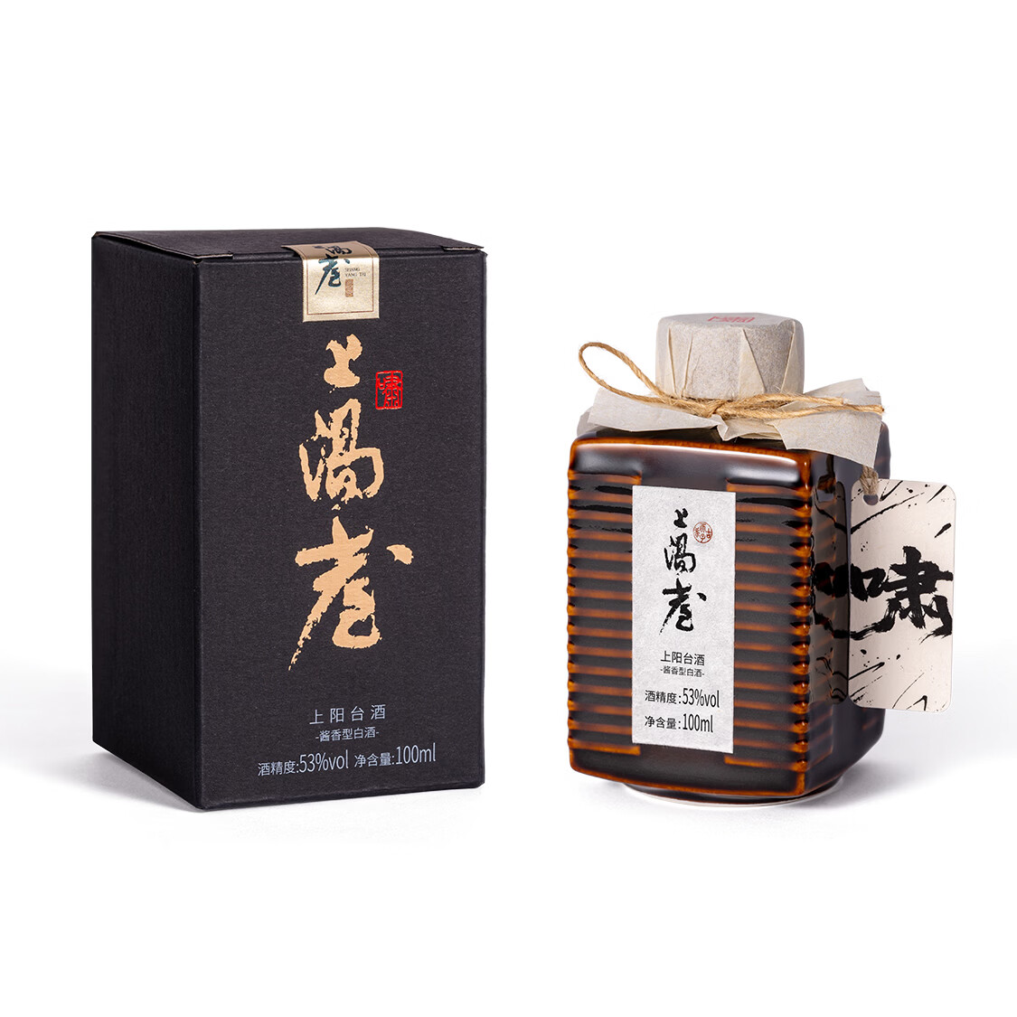 上阳台【啸小品】酱香型白酒 小瓶装尝鲜 自饮 53度 100mL 24瓶箱装