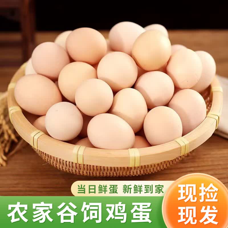 筱诺农家新鲜现捡柴鸡蛋初生蛋土鸡蛋 25枚
