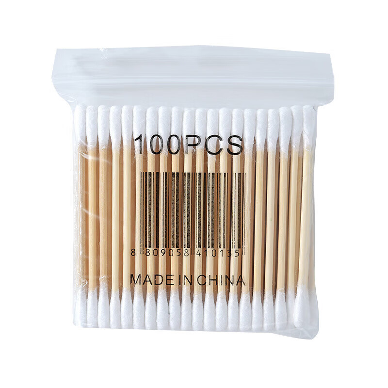 乐彼棉签掏耳朵挖耳掏耳朵棉花棒宝宝棉签双头棉签掏耳朵棉棒木棒棉签 5包 棉签袋装（约500支）