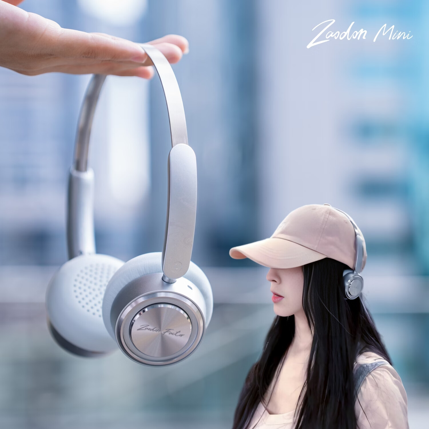 噪动因子ZAODON mini清新小头戴式耳机无线蓝牙女生拍照复古便携小巧礼物 ZAODON mini冰川蓝