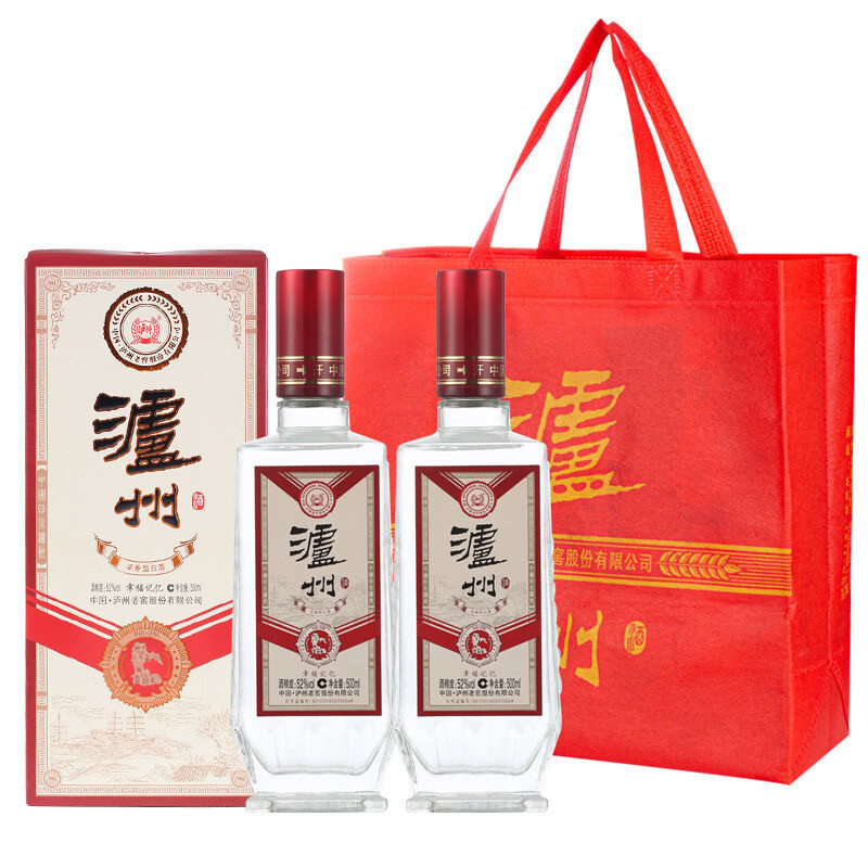 �����Ͻ��Ͻѹɷݳ�Ʒ  MŨ���Ͱ׾� ���װ ���������� 52%vol 500mL 2ƿ ���ݾ��Ҹ����� ˫ƿ 108Ԫ