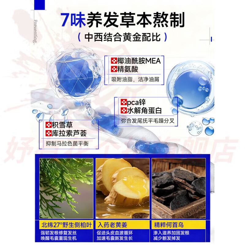 熏姿颜玉匠坊洗发水防脱防断育发固发养发强韧发根滋养头皮控油蓬松去屑 1瓶周期装【防脱养发】 官方自售