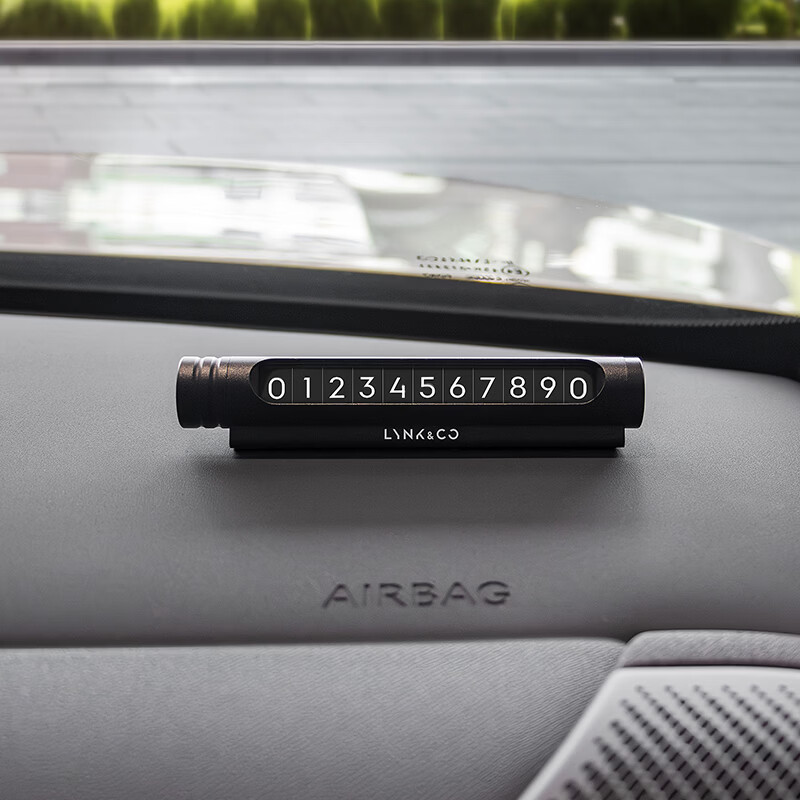 领克多功能停车号码牌 小巧精致用途多样快速破窗 领克通用