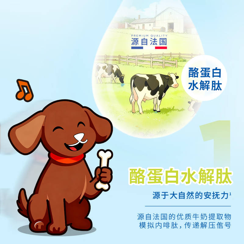 DHC Kitty&Doggy狗狗情绪舒缓片预防应激缓解情绪宠物犬用安抚焦虑情绪 【预防应激】18g丨约60片