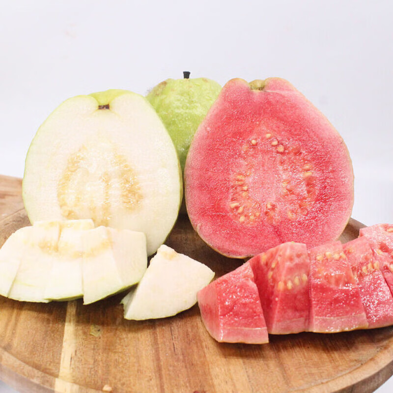 江畔寻果广西软糯奶油芭乐红白双拼番石榴3斤 新鲜水果源头直发芭乐果 5斤红心+白心芭乐（11-17个）