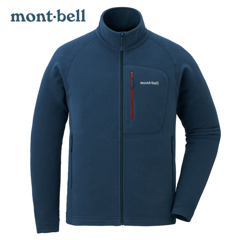 日本直邮代购Montbell抓绒衣秋冬户外休闲轻薄保暖男内胆 BGN深绿色/1114432 M