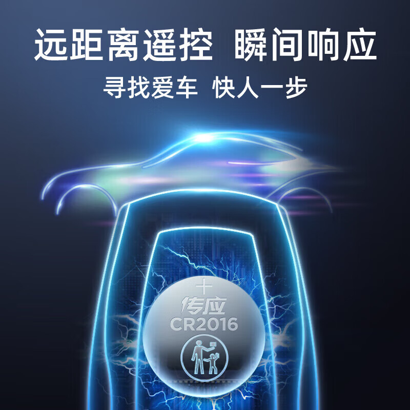南孚【厂家直发】传应南孚石墨烯CR2032/CR2025/CR2016/CR2430/CR2450纽扣电池3V锂电池汽车钥匙汽车遥 CR2016-5粒装