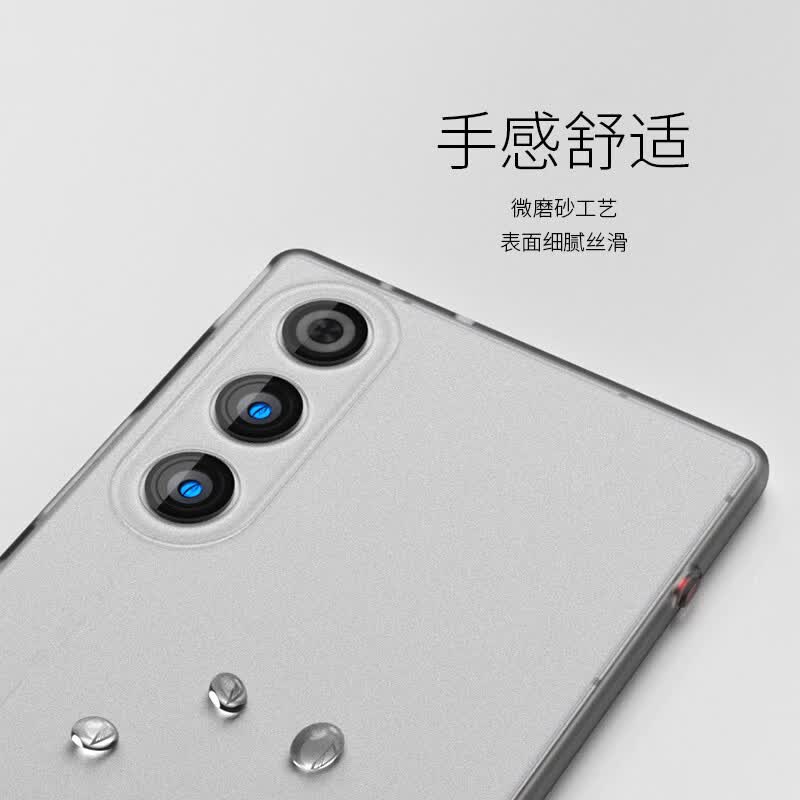 柏美惠适用努比亚红魔11air手机壳10Air磨砂腾讯游戏nubia黑色ari透明轻薄NX779J外壳全包镜头精孔十一 【透灰】磨砂软壳 红魔10Air