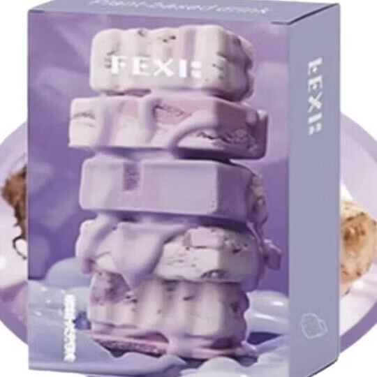 奉希FEXK雾化通用杆口腔喷雾口气清新薄荷提神可换弹水果味 香芋冰激凌弹【2ml*3/盒】