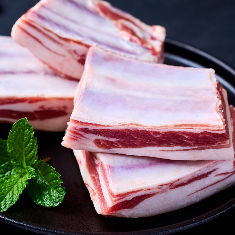 卓宸澳洲羔羊coles系列 生鲜原切羊肉火锅烧烤食材 澳洲羊排块3.6斤