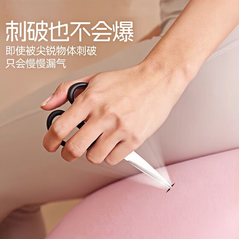 元族瑜伽球加厚普拉提小球盆底肌训练产后核心塑形健身球俞珈器材 熏紫色 【 赠打气套装】