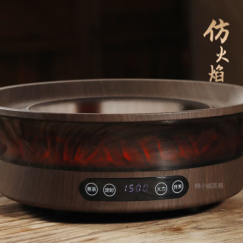 棉小城大容量烧水壶家用电陶炉陶壶煮茶香耐高温煤气灶明火提梁壶 单壶【900ml金钟提梁陶壶】