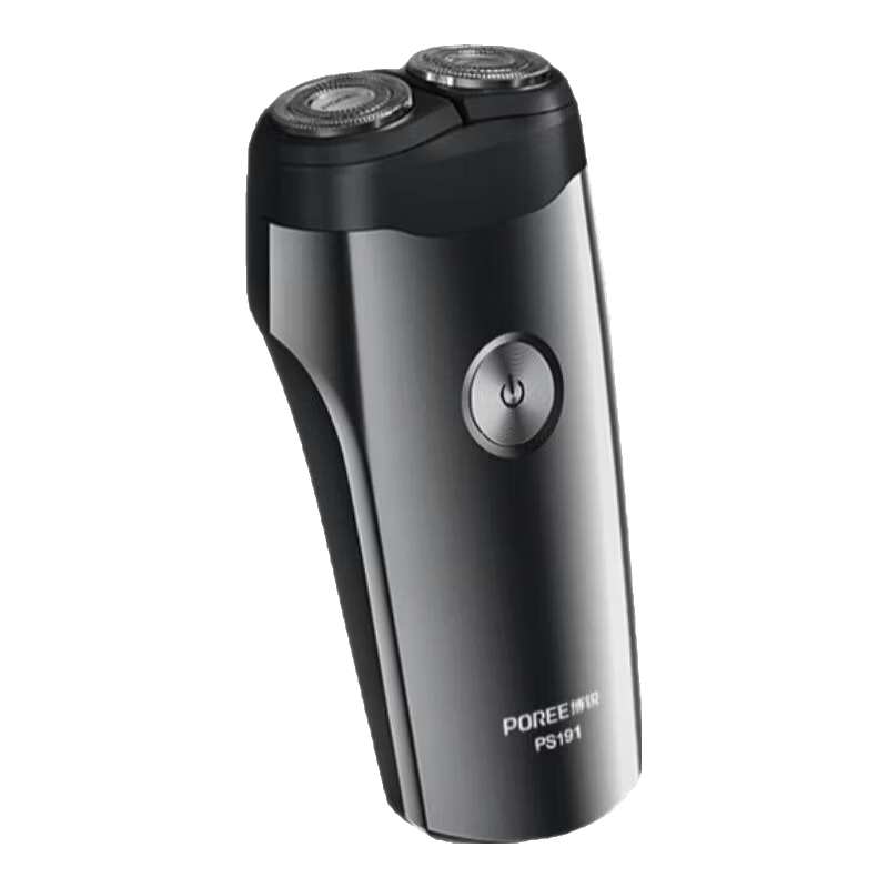 博銳（POREE）剃須刀電動小巧便攜車載商務機身輕便旋轉全身水洗防夾須干濕雙剃刮胡刀須刨送男友送長輩新年禮物 全身水洗 45天續(xù)航 PS191
