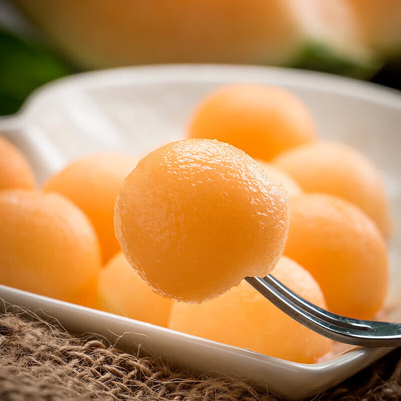 果食鲜丰海南哈密瓜水果整箱当季时令水果年货送礼 净重4.5-5斤【手工挑选】