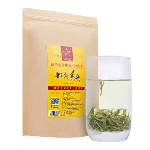 贵天下2025春茶新茶都匀毛尖茶叶特级高山云雾绿茶自己喝200克 白色