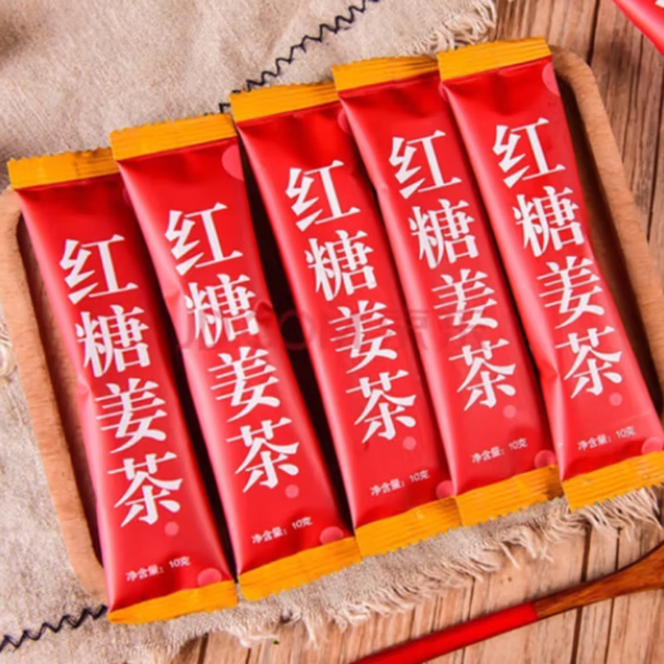 红糖姜茶即冲速溶红糖汁老姜黑糖红糖蜂蜜姜茶 30包*1袋