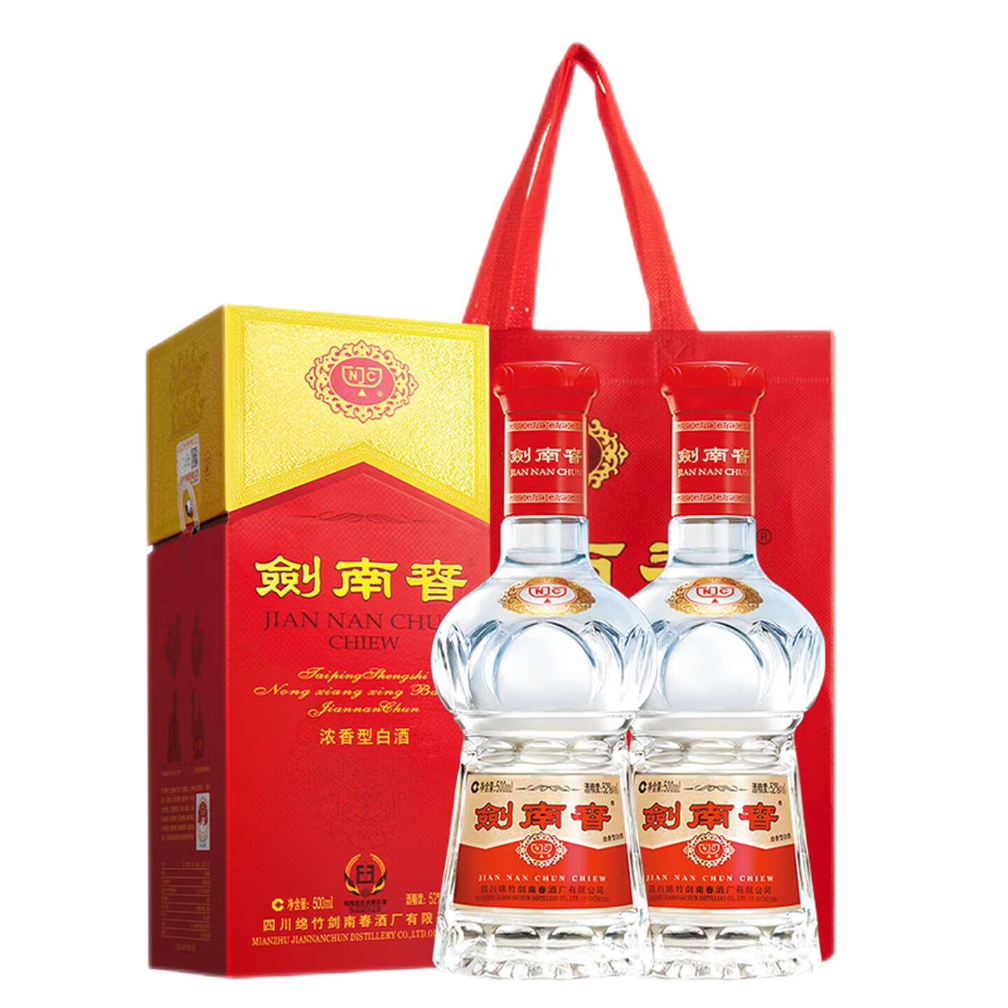 Jiannanchun/���ϴ� ˮ���� 52�� Ũ���� 2ƿ 500ml 816Ԫ