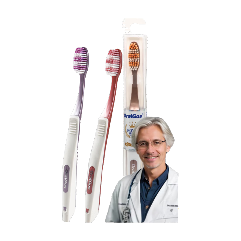 【已售百万】山姆同款宽头凸面软毛高密牙刷组合成人深层清洁家庭 【尝鲜装】英国进口男士中硬毛牙刷 1支