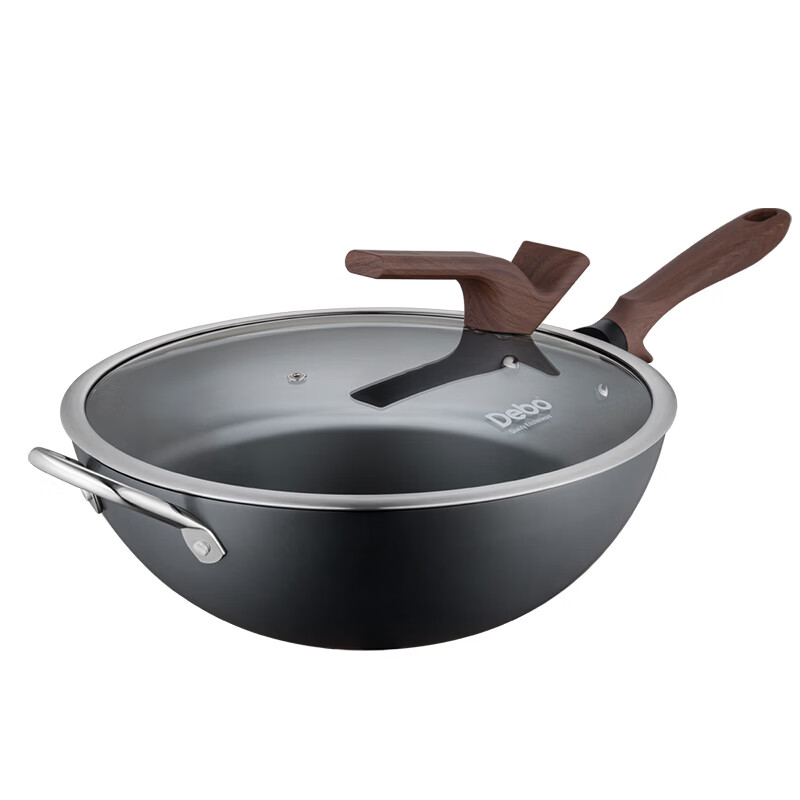 Debo德铂泽纳斯34cm炒锅铁锅无涂层免开锅炒菜锅 泽纳斯34cm 34cm