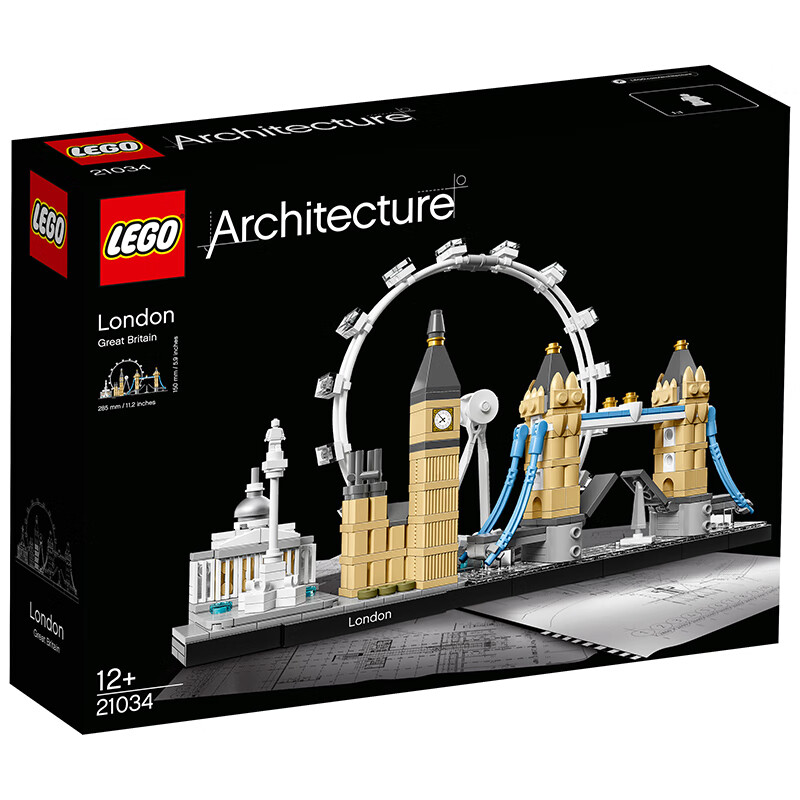 乐高(lego)21034英国伦敦桥摩天轮天际线积木拼装玩具 男孩十岁以上