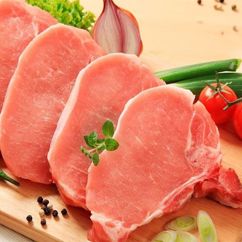 邻荣猪大排片新鲜猪肉原切猪排片冷冻生鲜猪大排红烧煎烤年货 4斤精选 大排片