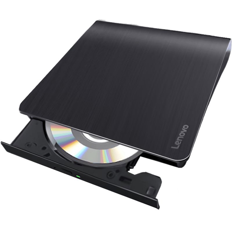 聯(lián)想(Lenovo)DB95外置光驅(qū)8倍速DVD刻錄機(jī)type-C USB2.0雙接口移動(dòng)刻錄機(jī)
