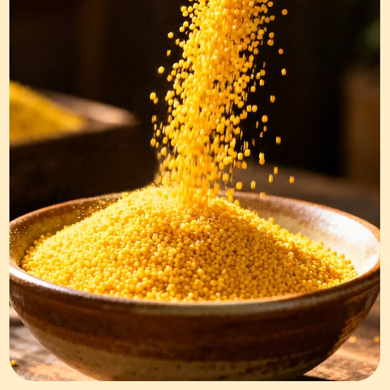 青储粮胚芽小米杂粮黄小米新米当季粮食煮粥煮饭粒粒饱满 1.5kg（100g*15袋独立装）