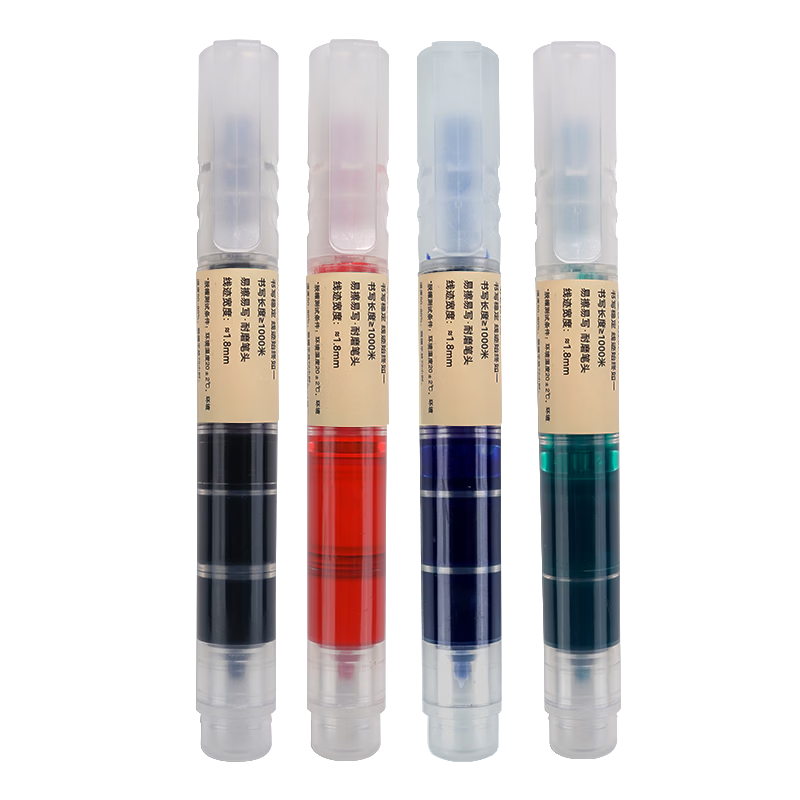 白雪（snowhite）巨能寫直液式三倉白板筆大容量粗桿馬克筆可擦彩色記號筆多色辦公用品WB-598 藍色8支