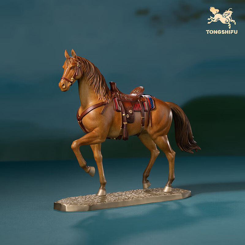 铜师傅 《鞍上长风》办公室 桌面 铜马摆件 家居摆件伴手礼物 鞍上长风
