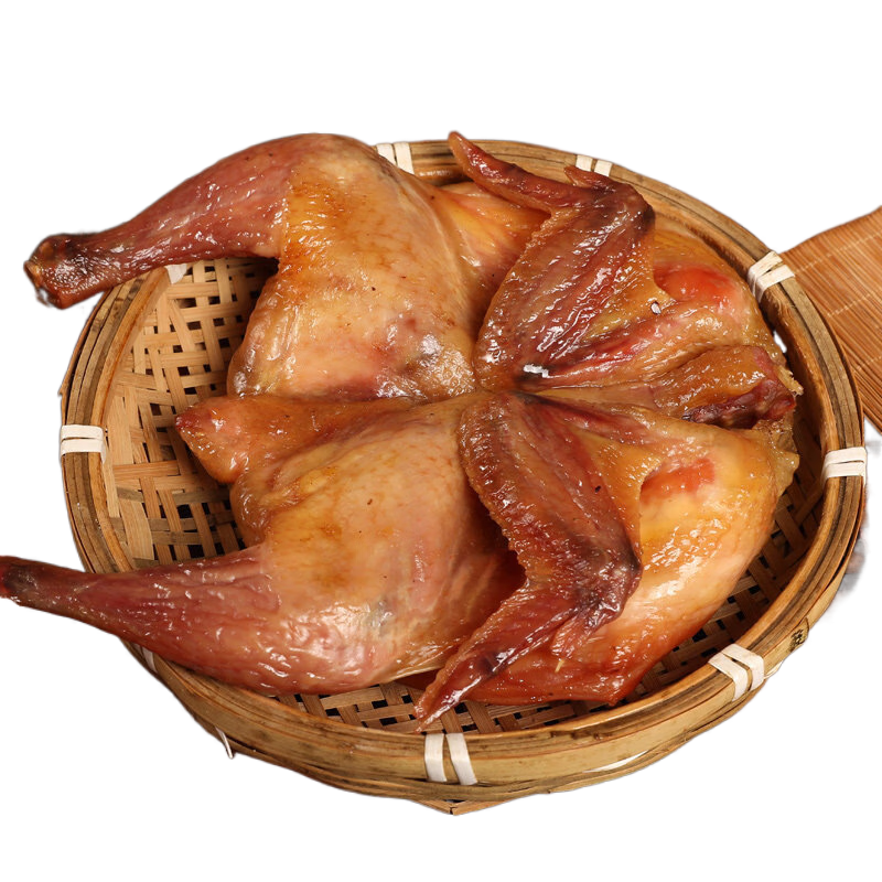 名門匠師風(fēng)干雞農(nóng)家土雞臘雞臘鴨整只干貨特色土特產(chǎn)咸雞浙江臘肉 550克風(fēng)干臘雞