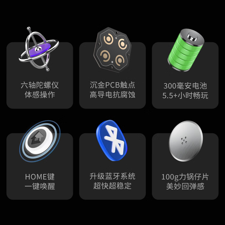 友拟全新JoySlimPro+手柄健身环Switch霍尔摇杆机械按键HD震动NFC体感 石灰白 Pro+