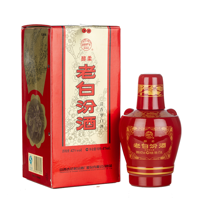 汾酒 白酒 老白汾醇柔 清香型 42度 475ml