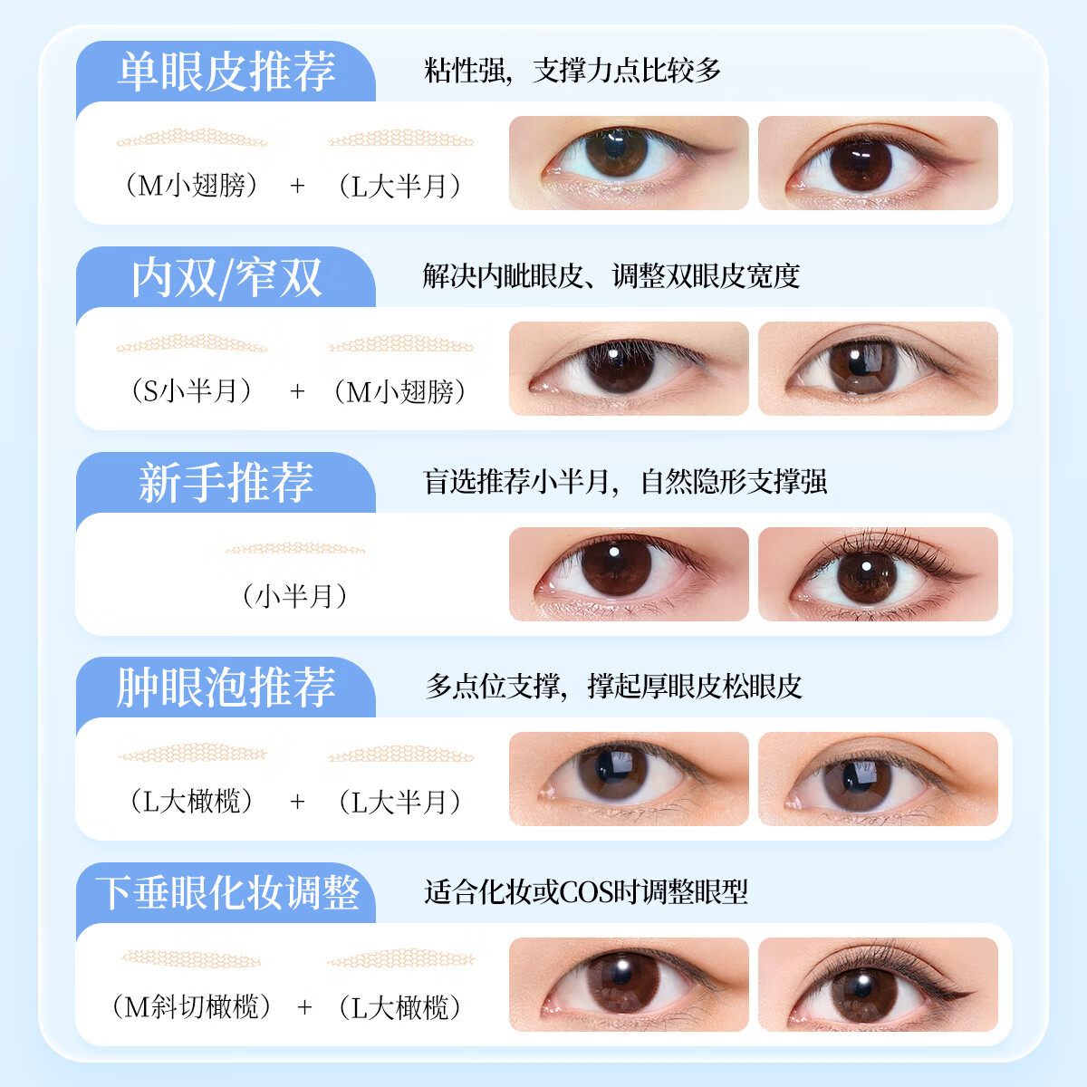 欧亿姿(oeiez)双眼皮贴隐形自然不翘边美目贴蕾丝肤色持久无痕男女士新手适用 M-斜切中橄榄 120贴 (适合下垂眼/肿眼皮/内呲眼)