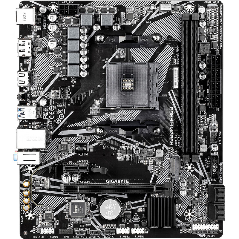 技嘉 A520M H ARGB DDR4 图 5