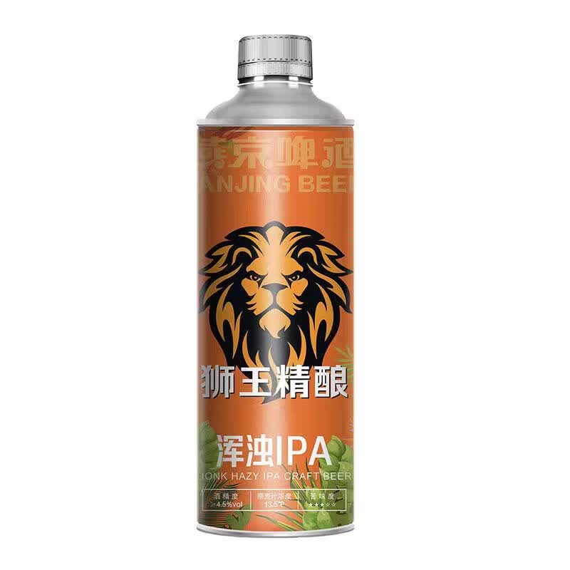 狮王精酿啤酒 燕京啤酒 燕京狮王精酿啤酒 浑浊IPA 1L 6瓶 整箱装 7月26日到期