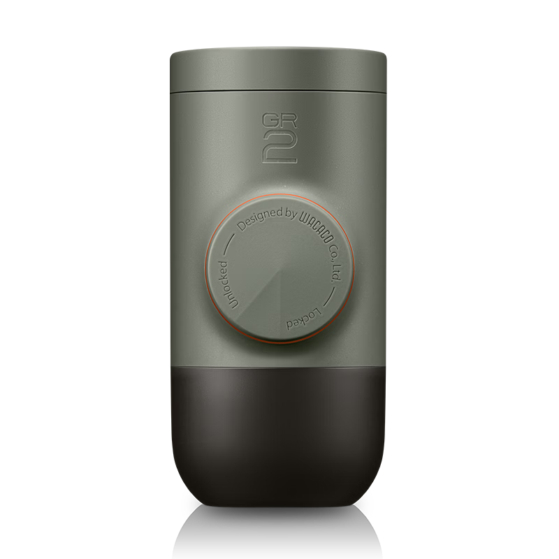 WACACO【礼物】Minipresso GR2便携意式浓缩咖啡机手压户外旅行小型 MinipressoGR2咖啡机【军工绿】 80ml
