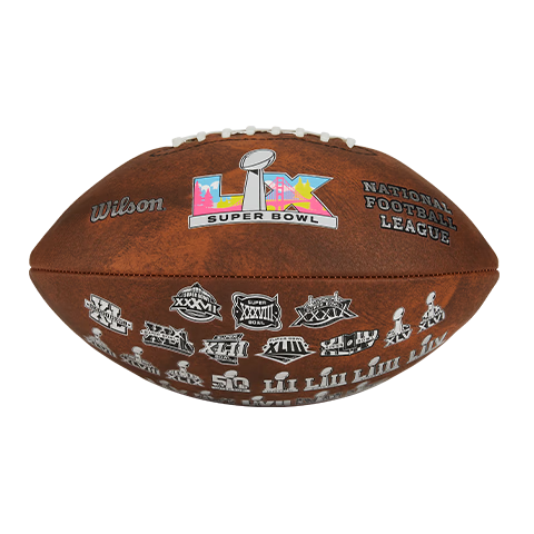 Wilson威爾勝新品2026年NFL超級碗專屬復古設計標準橄欖球