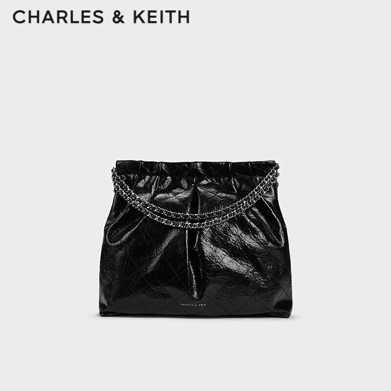 CHARLES&KEITH子母链条大容量流浪包单肩包包女包生日礼物送女友CK2-40671449