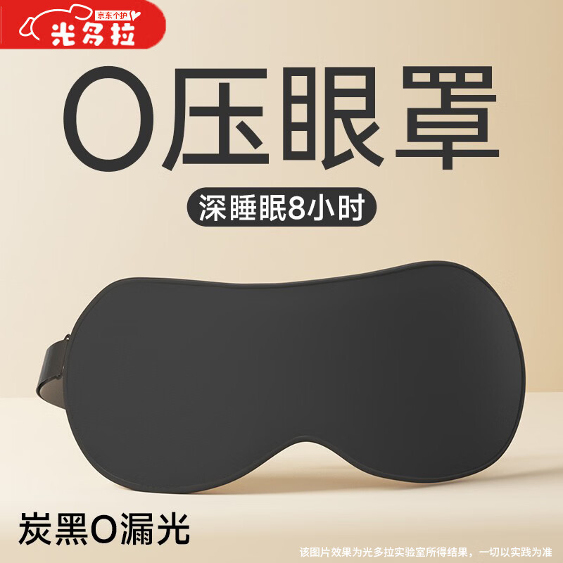 光多拉眼罩睡觉专用遮光仿真桑蚕男女士午睡儿童缓解疲劳旅行冷热敷感丝