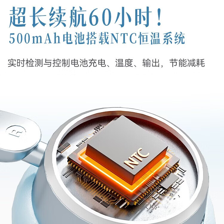 噪动因子ZAODON mini清新小头戴式耳机无线蓝牙女生拍照复古便携小巧礼物 ZAODON mini冰川蓝