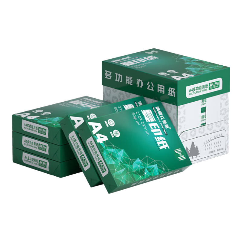 ���������ʡ�a4ֽ��ӡֽ80g�Ӻ�˫�渴ӡֽ�ݸ�ֽ�칫����ֽ��������˳������ֽ��ֽ 80g��Ʒ��������4��2000�� 72.9Ԫ