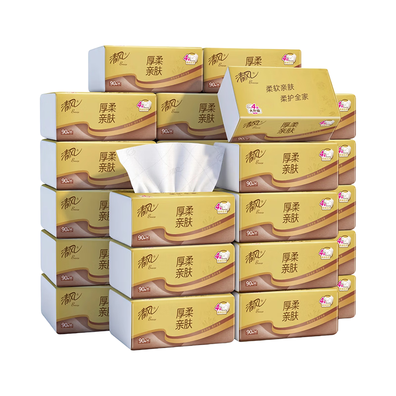 Breeze/��� ԭľ��װ90�� ��ֽ 4��M�� 24�� 26.09Ԫ