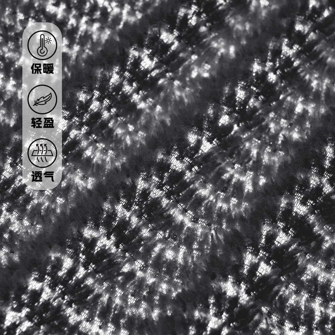 缓坡俱乐部 轻透抓绒卫衣 男女同款 新春户外 跑山徒步 轻盈保暖透气 好收纳 静谧灰 XL(180/100A)